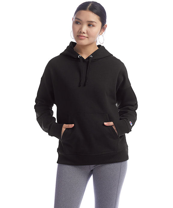 Champion Women s Powerblend Relaxed Hooded Sweatshirt