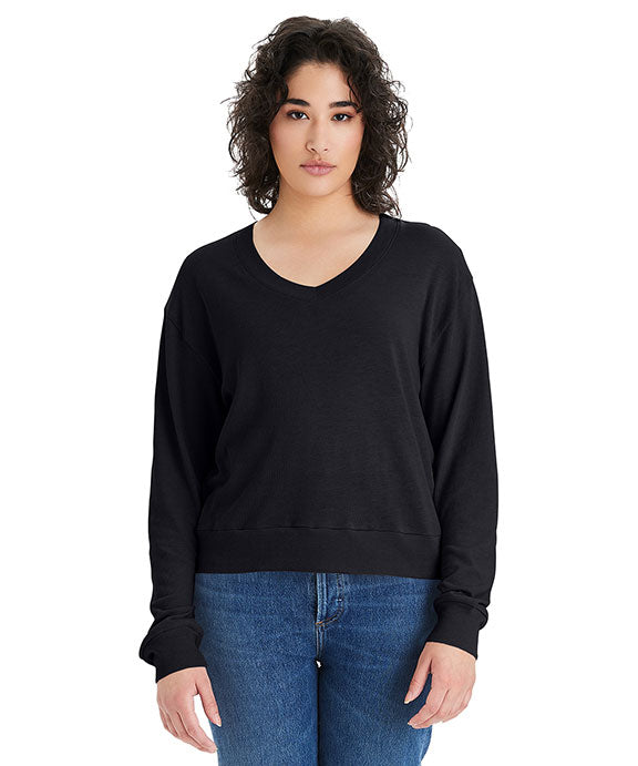 Black slouchy sweatshirt sale