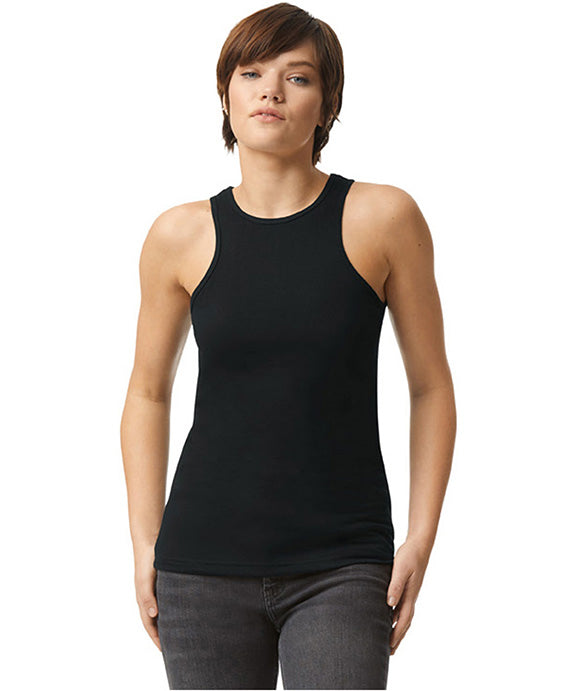 American apparel sleeveless fashion crop