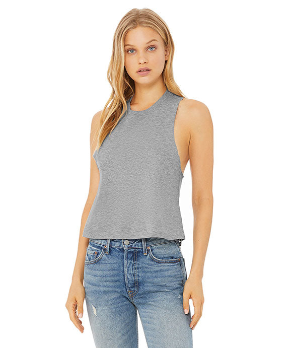 Cropped Tanks Tops | 6682 Bella + Canvas Women's Racerback | in Bulk ...