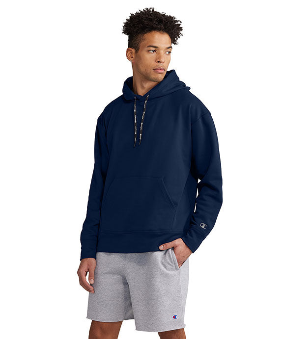 Cropped fashion blue champion hoodie