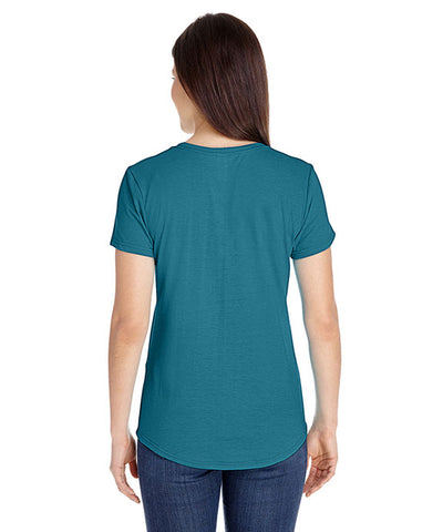 Tri-Blend Scoop Neck Shirts, Gildan 6750L Womens Short Sleeve