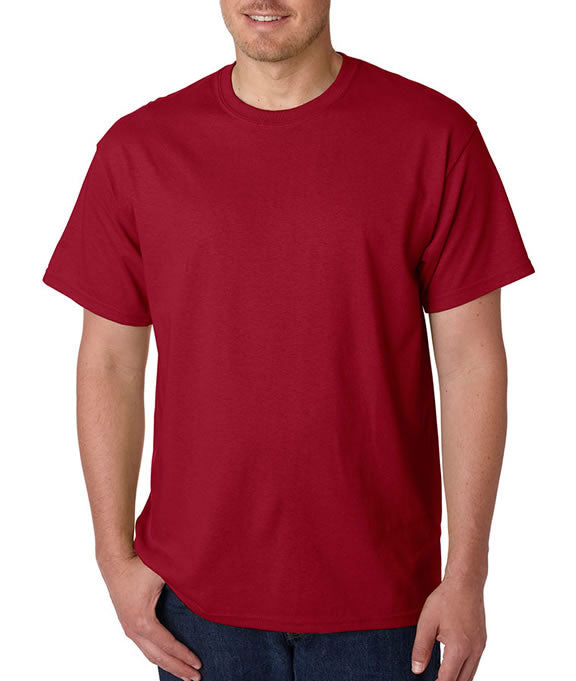 Adult 100% Cotton T-Shirt Unisex Men's Basic Plain Blank Crew Tee Tops  Shirts