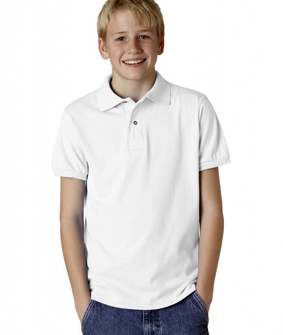 Kid's Polo Shirts | Jerzees 437Y Tagless Short Sleeve | Buy Wholesale ...