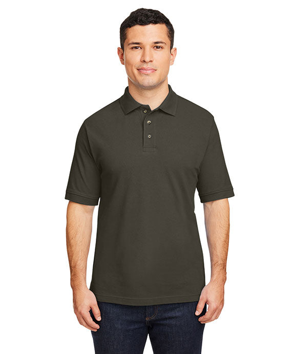 Harriton Men's Ringspun Cotton Pique Polo